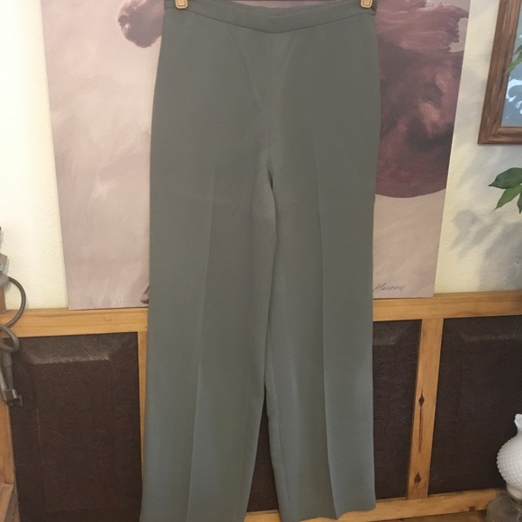 Chadwick’s sage green slacks pants 10 - Picture 2 of 7
